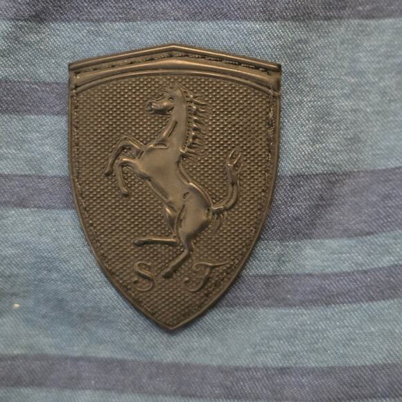 Ferrari Men’s Swim Trunks Blue Camo Patterned Board Shorts Size L - Picture 2 of 5